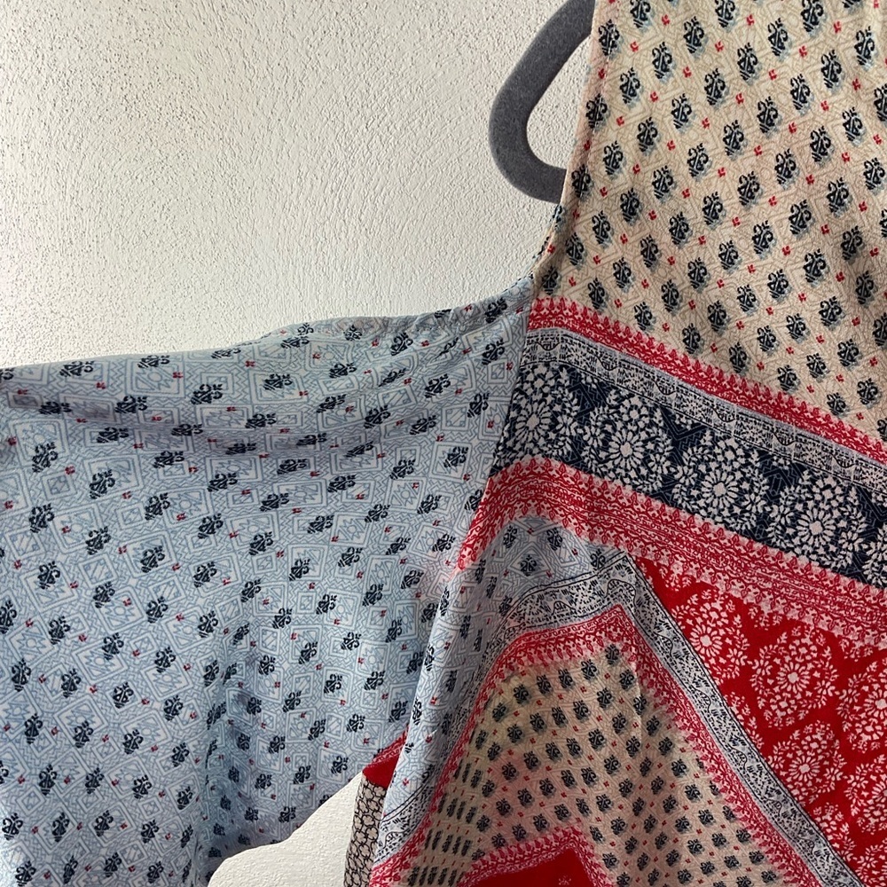 Chico’s Cold Shoulder Patchwork Sleeveless Top - … - image 3